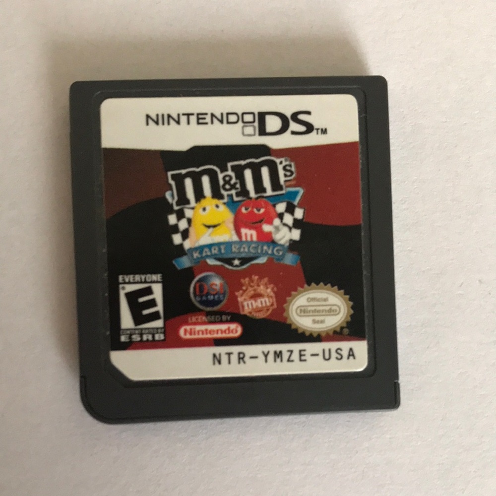 Nintendo DS M&M's Kart Racing Game Disc